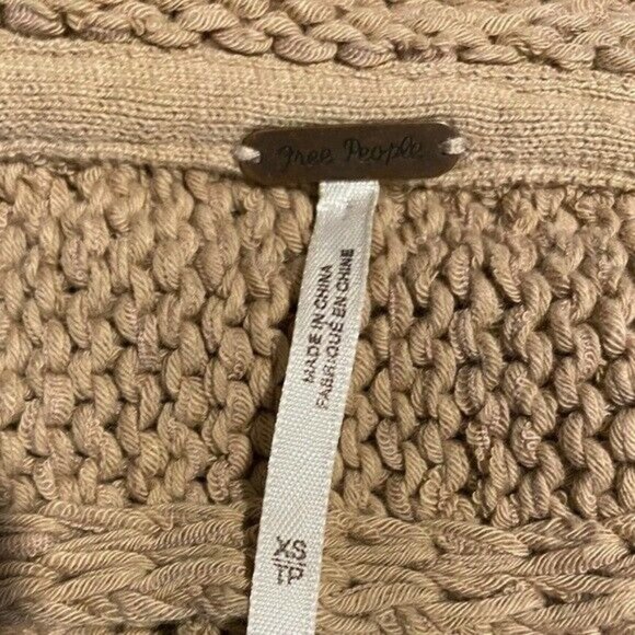 Free People Tan Open Back Sweater - Picture 9 of 10